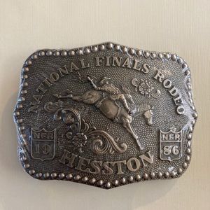 1986 NFR belt buckle